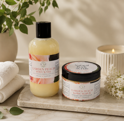 Garden Peach Body Set