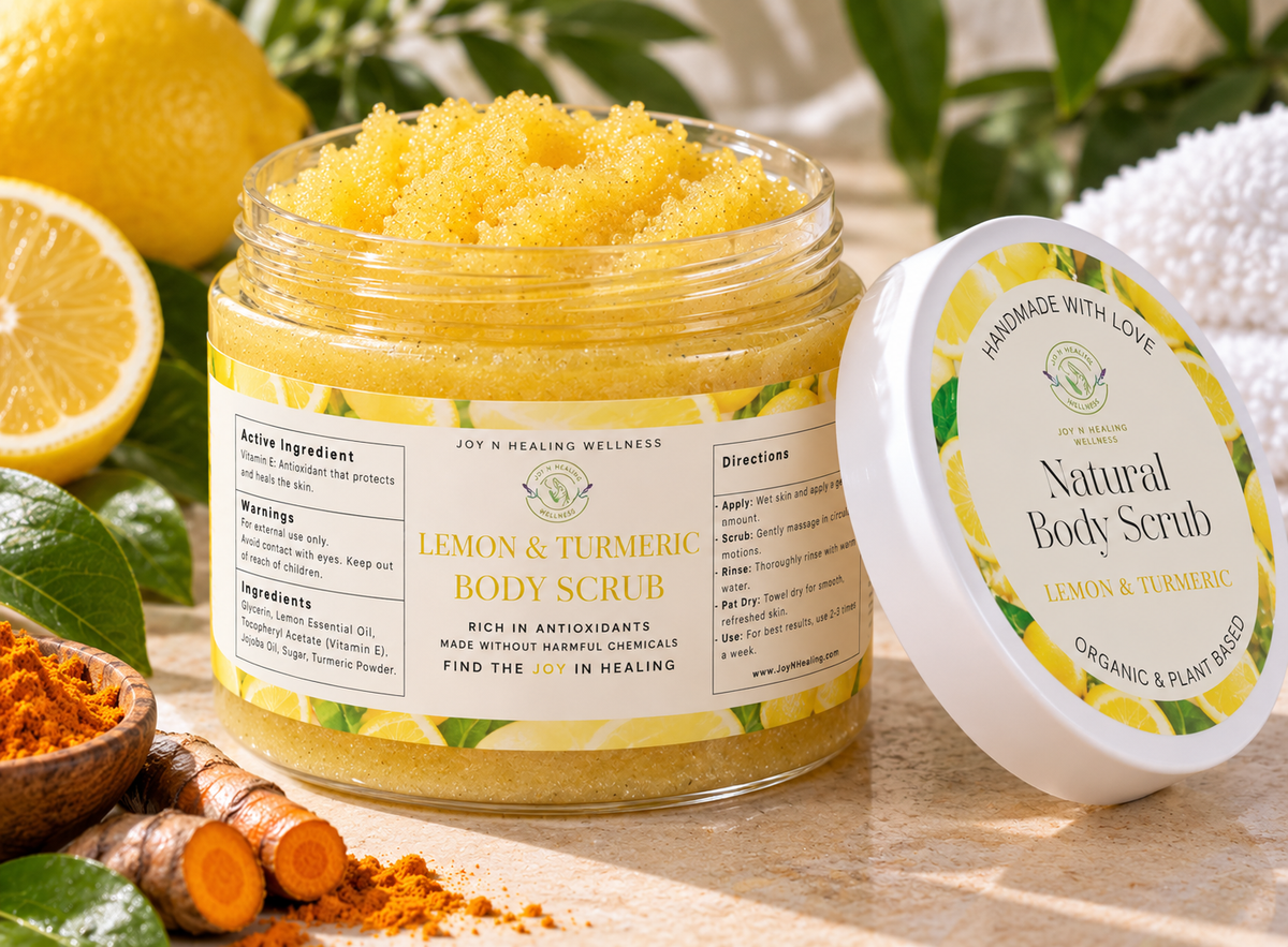 Lemon & Turmeric Body Scrub