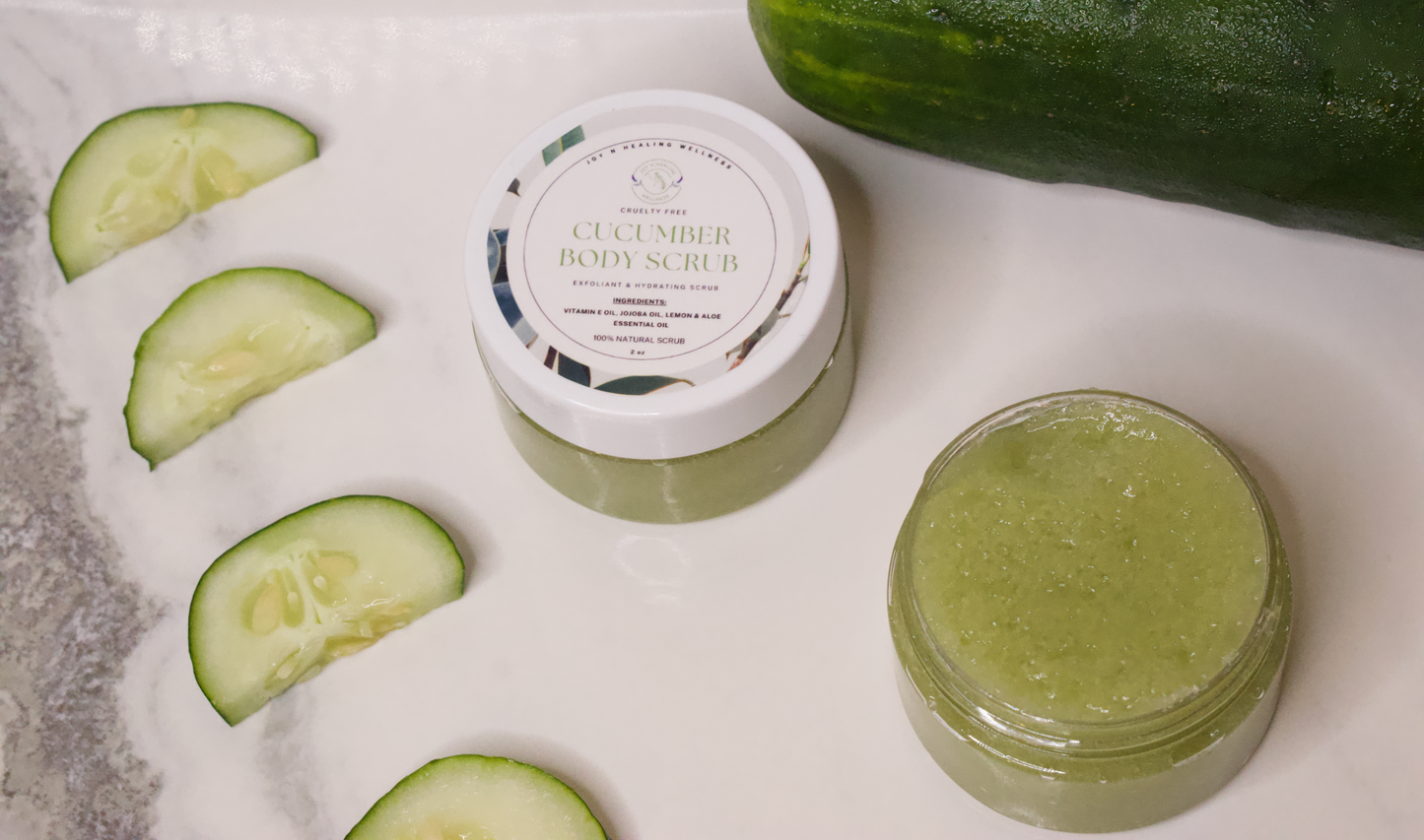 Cucumber Body Scrub