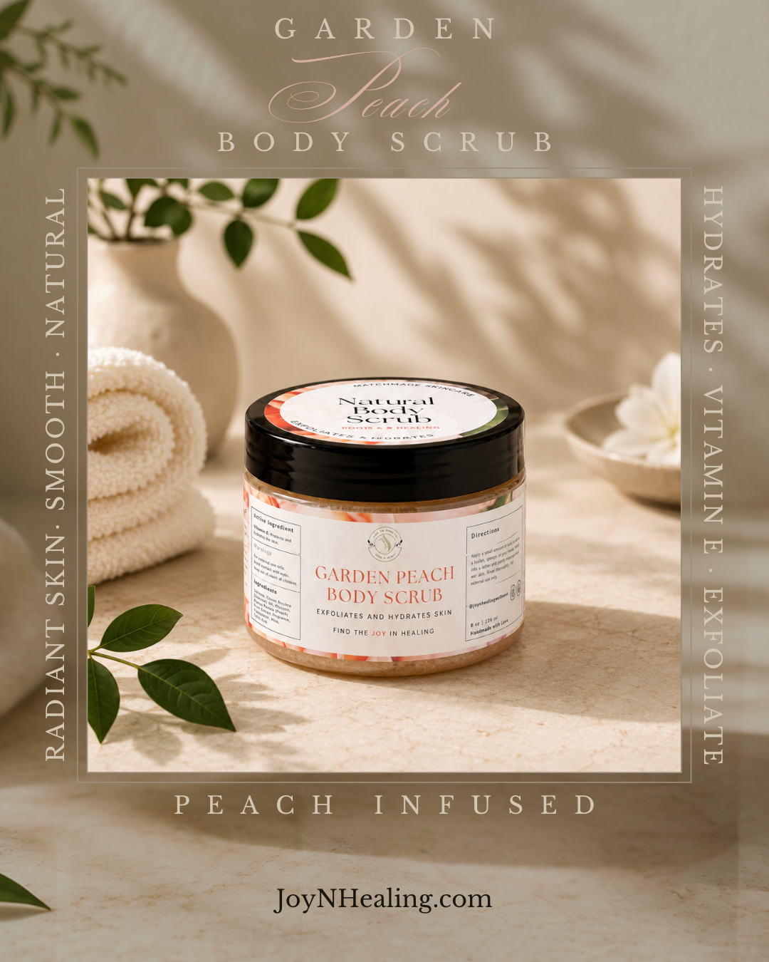 Garden Peach Body Scrub